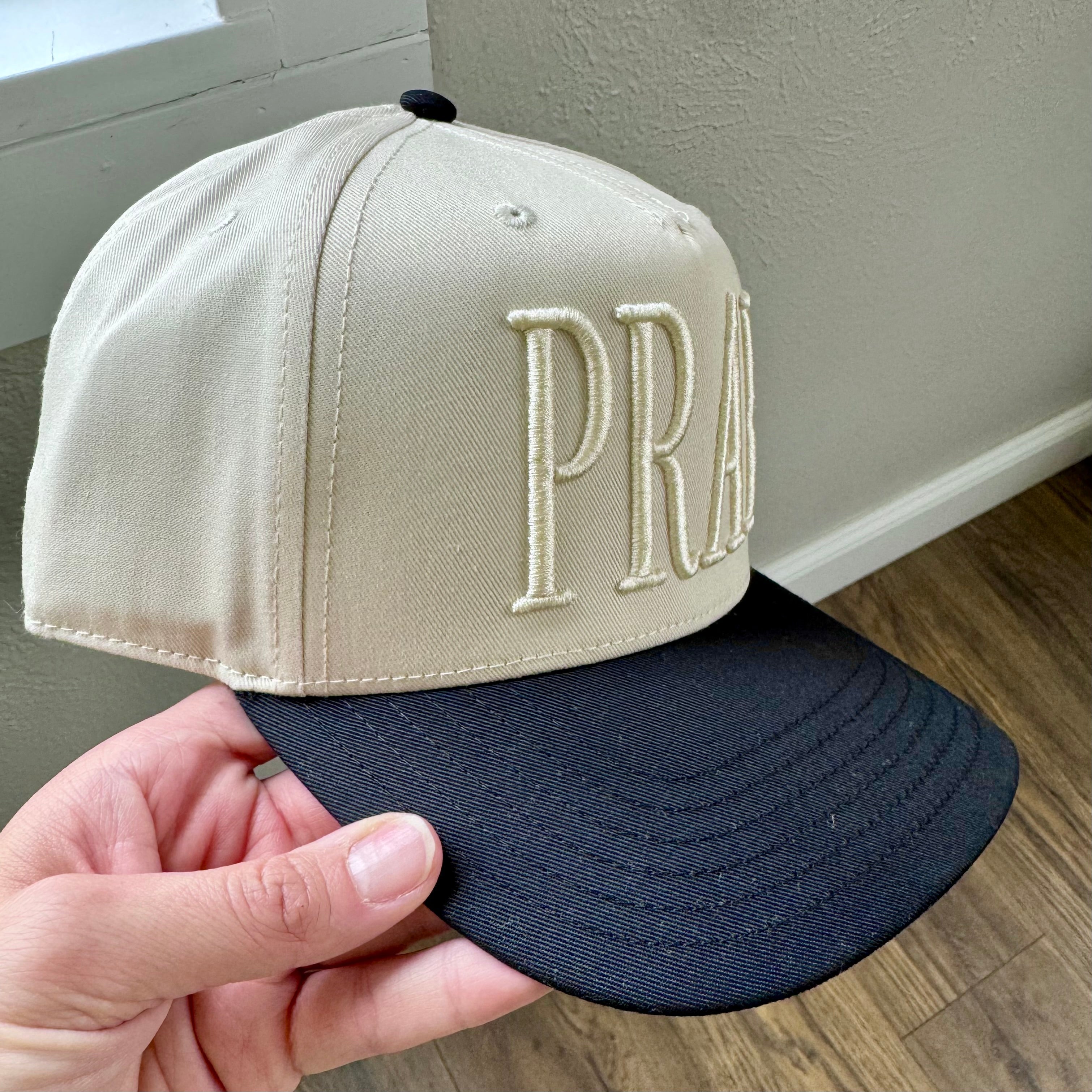 Monochromatic Puff Embroidered PRAY Hat | Christian Trucker Hat | Minimalist Faith Hat | 3D Puff Embroidery Cap | Religious Gift | Neutral Aesthetic Hat