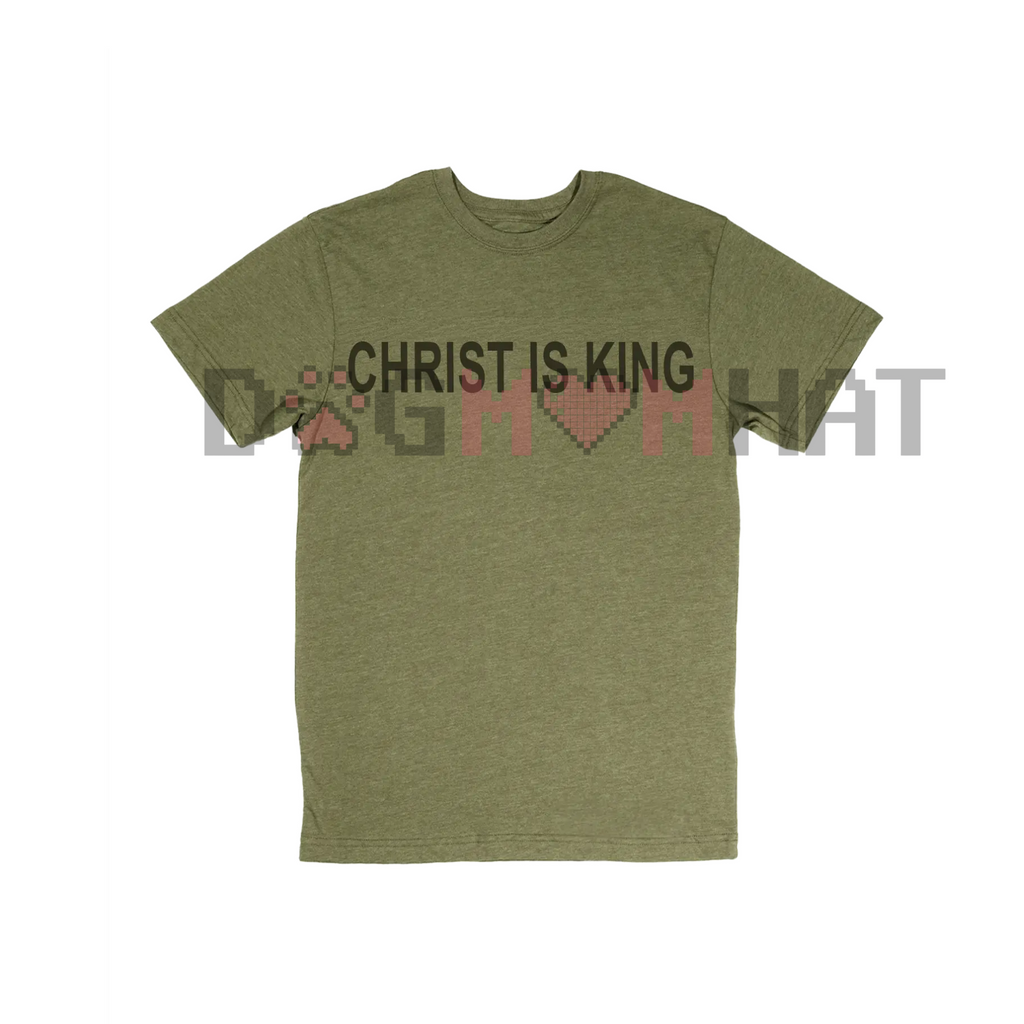 "Christ Is King" Tee – Unisex Christian T-Shirt, Faith-Based Apparel, Religious Statement Top